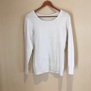 Reitmans cream sweater with shimmer
